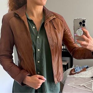 Made in Italy 100% Genuine Leather Florence Moon Jacket